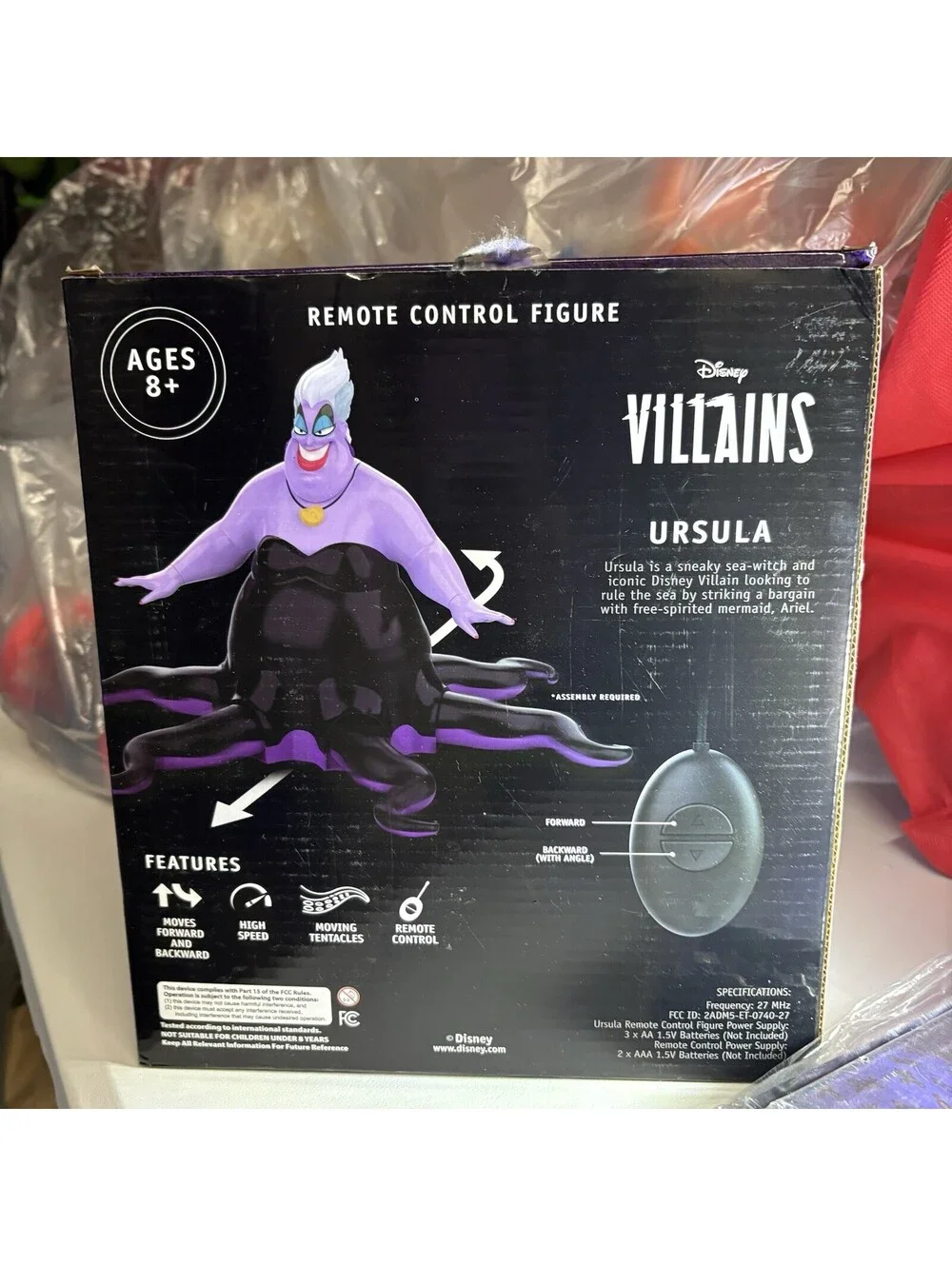 Disney Villains Ursula Remote Control Figure Nib